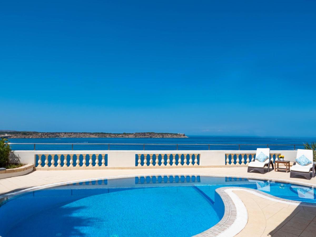 Villa Palma - Sunset Sea Views With Pool, Jacuzzi, Sauna And Games Room Mellieħa Eksteriør bilde