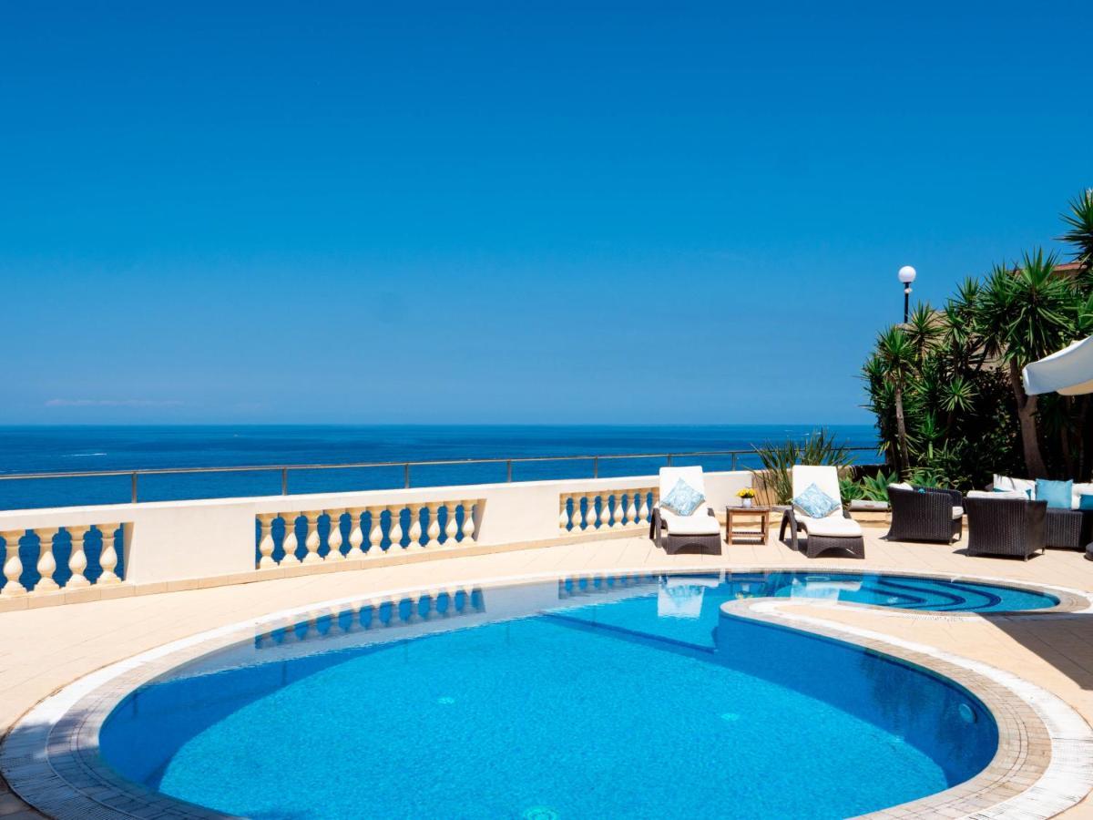 Villa Palma - Sunset Sea Views With Pool, Jacuzzi, Sauna And Games Room Mellieħa Eksteriør bilde